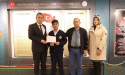 Pasinlerli öğrenci bursluluk sınavında Türkiye birincisi oldu
