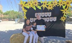 Saman balyalı karne hatırası panosu