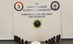 Samsun likit esrar ele geçirildi