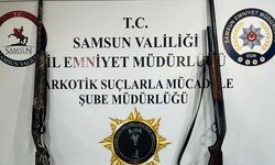 Samsun’da 5 tabanca ele geçirildi: 2 gözaltı