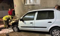 Susurluk’ta araç yangını