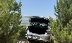 Takla atan otomobildeki kişi yaralandı