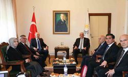 TBMM Başkanı Kurtulmuş, İYİ Parti Lideri Dervişoğlu’nu ziyaret etti