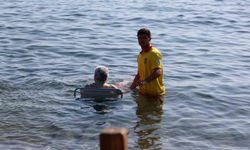 Turgutreis halk plajına raylı sistem kuruldu