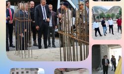 Vali Çelik’ten okul inşaatlarında inceleme