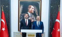 Valisi Hüseyin Aksoy, Büyükelçi Viktor Matis’i makamında kabul etti