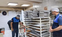 Zabıta ekipleri tatlı imalathanelerinde denetimlerini sürdürüyor