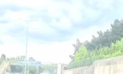 Zincirleme kaza kask kamerasına yansıdı: 3 yaralı