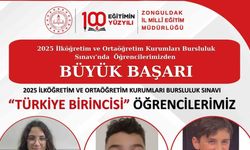 Zonguldaklı öğrenciler bursluluk sınavında Türkiye birincisi oldu
