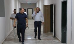 Kutlutekin Baş , Ayhan Bozpınar Anadolu Lisesinde  incelemelerde bulundu