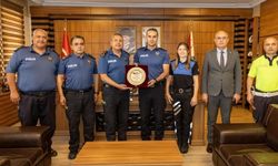 Bilecik İl Emniyet Müdürü Yılmaz’dan teşekkür plaketi