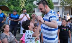Defne Belediyesi’nin Çekmece Mahallesi’nde düzenlediği etkinlikte çocuklar doyasıya eğlendi