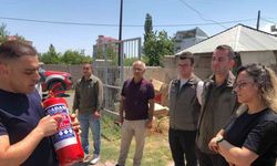 Iğdır’da yangın güvenliği eğitimi verildi