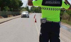 Jandarmadan trafik mesaisi: 6 ayda 809 bin 275 araç denetlendi
