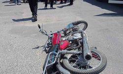 Karapınar’da motosiklet ile kamyonet çarpıştı: 1 yaralı