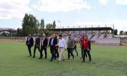 Kaymakam Koşansu yapımı devam eden spor merkezlerini ziyaret etti