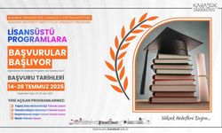KBÜ’de lisansüstü programlara başvurular 14 Temmuz’da başlayacak
