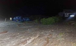 Tunceli’de temmuz ayında kar ve dolu sürprizi