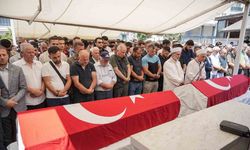 Yangın şehitlerine son veda