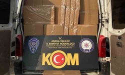 Adana’da 17 milyonluk kaçak doldurulmuş sigara ele geçirildi