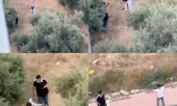 Çocukların tabanca ile tehlikeli oyunu kamerada