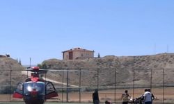 Darende’de kalp krizi geçiren hasta hava ambulansıyla Malatya’ya sevk edildi