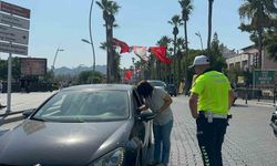 Marmaris’te araçlara tütün kullanımına yönelik denetim