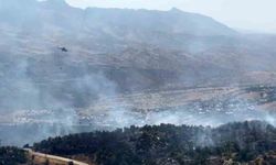 Şırnak’ta örtü yangınına havadan ve karadan müdahale