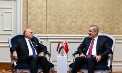 Dışişleri Bakanı Fidan, Irak Dışişleri Bakanı Hüseyin ile bir araya geldi