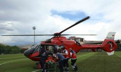 Malatya’da ambulans helikopter 72 yaşındaki hasta için havalandı