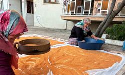 Balıkesirli kadınlar imece usulüyle kışa hazırlanıyor