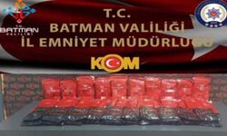 Batman’da 44 kilo kaçak nargile tütünü ele geçirildi