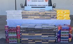 Midyat’ta minibüste 2 milyon liralık kaçak sigara operasyonu