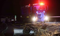 Nevşehir’de otomobil tarlaya uçtu: 2 ölü, 1 yaralı