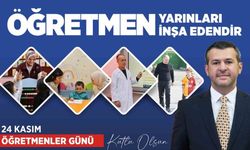 Başkan Çetinkaya’dan 24 Kasım Öğretmenler Günü mesajı