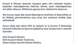 Çalışma ve Sosyal Güvenlik Bakanlığı Kocaeli’ndeki yangına ilişkin 7 kişiyi açığa aldı