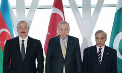Cumhurbaşkanı Erdoğan, Aliyev ve Şerif ile görüştü