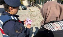 İhsaniye'de jandarmadan bilgilendirme çalışması