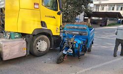 İznik’te elektrikli bisiklet ile tır çarpıştı: 1 yaralı