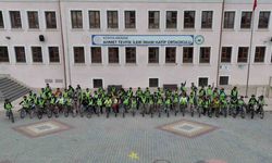 Konya Büyükşehir’in "Güvenli Okul Yolları Projesi" sonrası okula bisikletle giden öğrenci sayısı artıyor