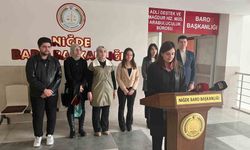 Niğde Barosu: 'Eşitlik ve özgürlükten vazgeçmeyeceğiz'