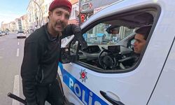 Polis uyarıya geldi, "ahtım var, benzin döküp yakacağım" dedi