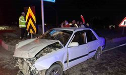 Uşak’ta iki araç çarpıştı: 1’i bebek 10 yaralı