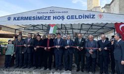 Tarsus'ta Gazze'ye destek amaçlı hayır çarşısı kuruldu