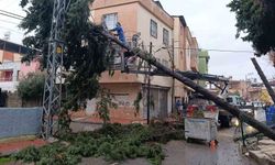 Akdeniz'de sağanak mesaisi gece boyu sürdü