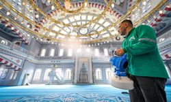 Mersin'in 13 ilçesinde ibadethaneler Ramazan'a hazırlanıyor