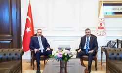 Bakan Fidan'dan Bakan Çiftçi'ye 'hayırlı olsun' ziyareti