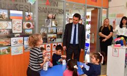 Başkan Erkan Aydın'dan çocuklara bayram ziyareti