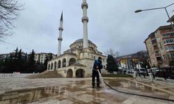 Battalgazi'de bayram öncesi cami ve mezarlıklar temizleniyor