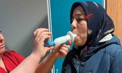 Nazilli'de vatandaşlara solunum testi yapıldı